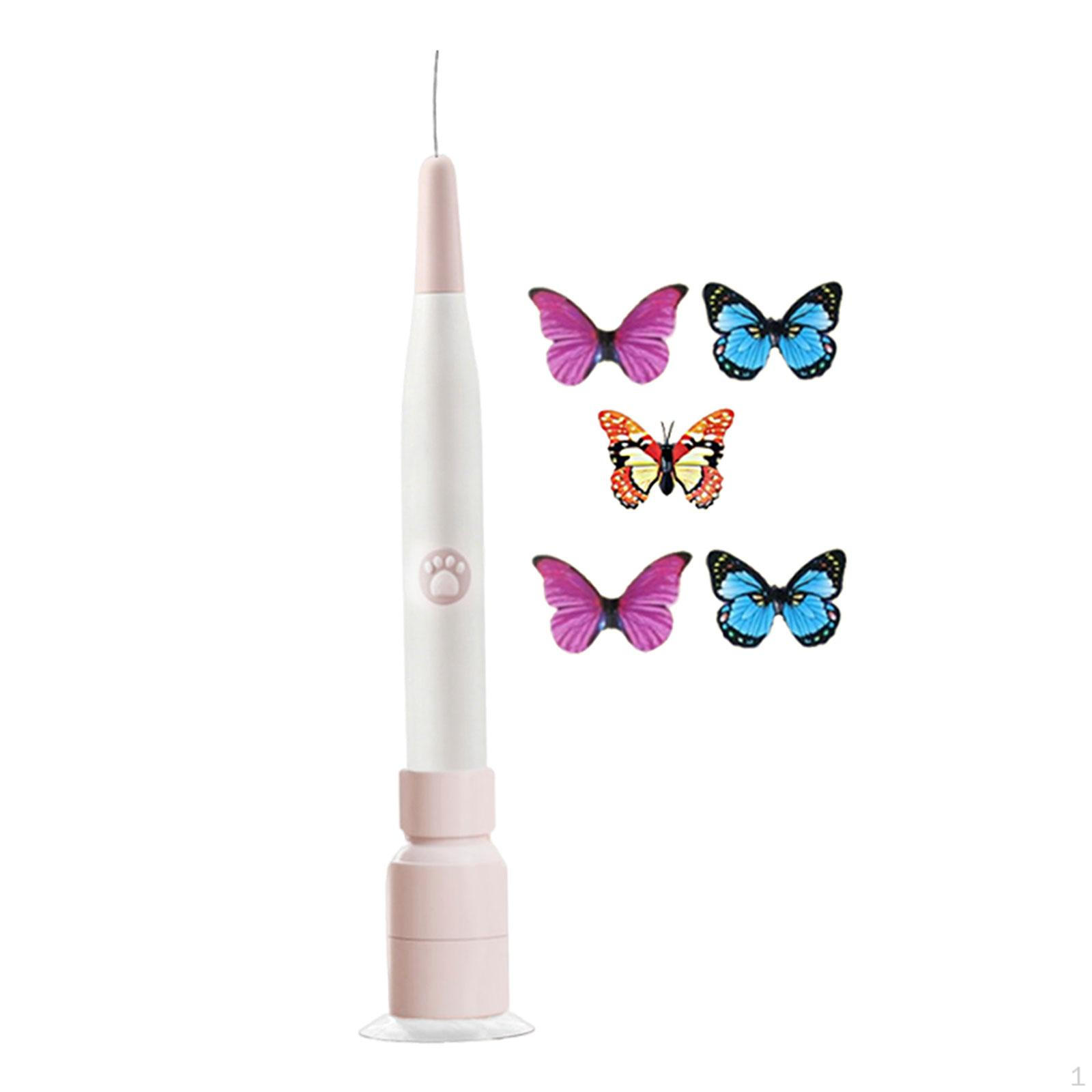 

Cat Teaser Toy Automatic Rotating Butterfly Funny Degree Rotation Fluttering for Indoor Battery