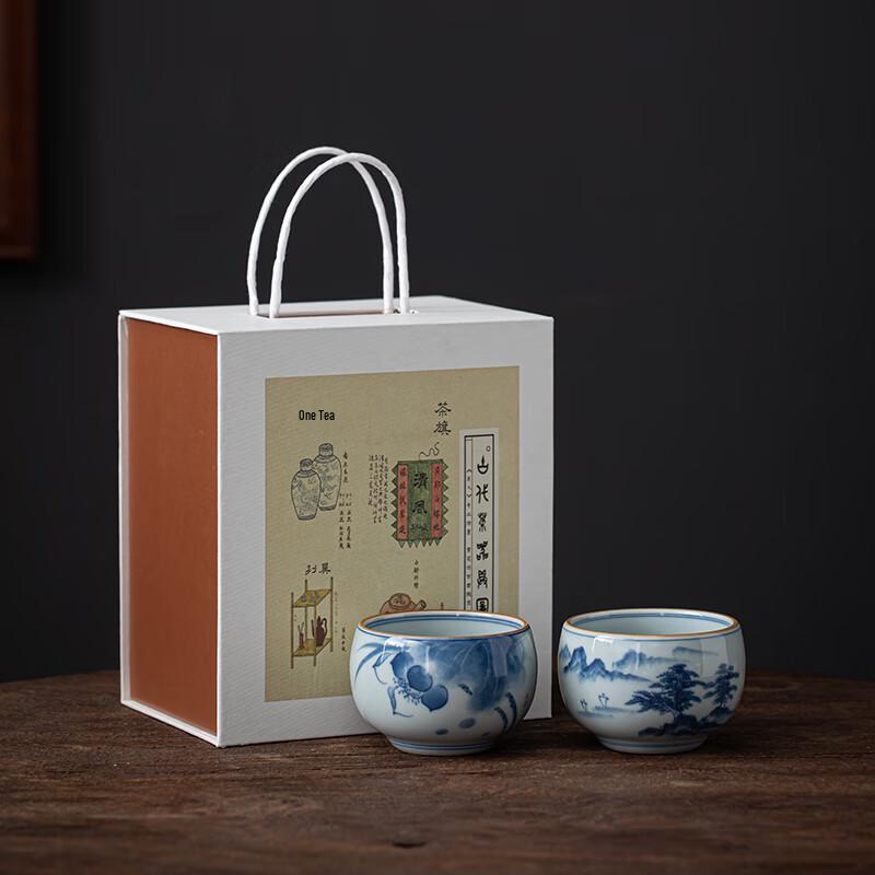 

Su s Hand-Painted Ceramic Gongfu Teacup