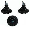 Gothic Lolita Witch Hat Tall Pointed Cone Top Women's Wizard Cap Halloween Hat  Masquerade Ball