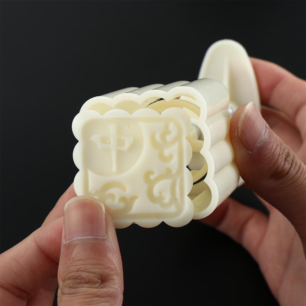 Baking Tool Non-stick White Stamps Bean Cake Mold Mooncake Mold Mooncake Tools Moon Cake Mould