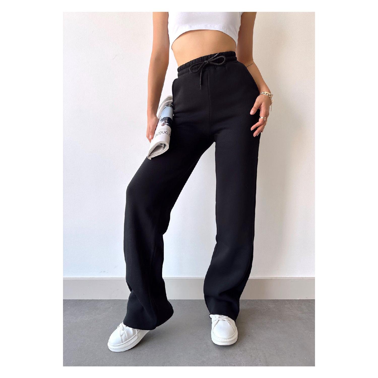 

Women s Black Polar Winter Lack High Waist Plenty Of Legs S чорний