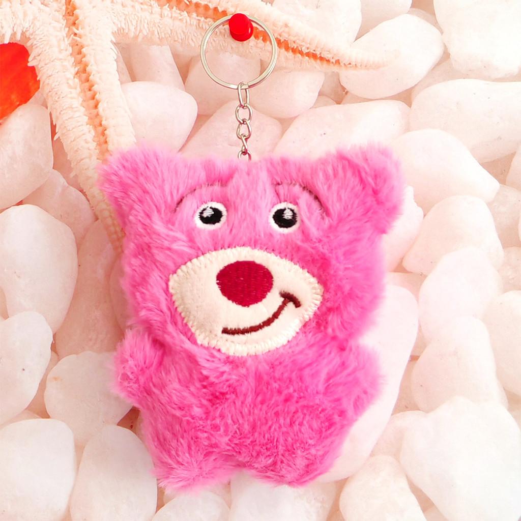 Plush Lotso Keychain Toy Stuffed Doll Bag Pendant Decoration Gift For Kids