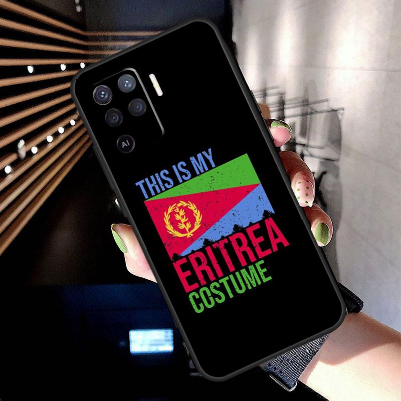 Eritrea Flag Case For Oppo A74 A54 A94 A80 A60 A40 A18 A38 A58 A78 A98 A96 A76 A16 A15 A17 A57 A77 A5 Pro