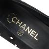 Great CHANEL pumps COCO Mark Faux Pearl Patent Leather Suede black 36 G33423 Used