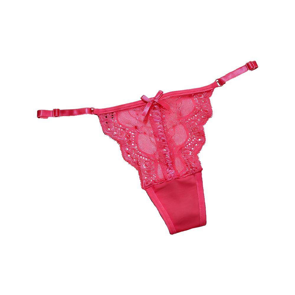 Thin Strap Underwear for Women Transparent Mesh Lace Briefs Fashion Lace Thong  Lady