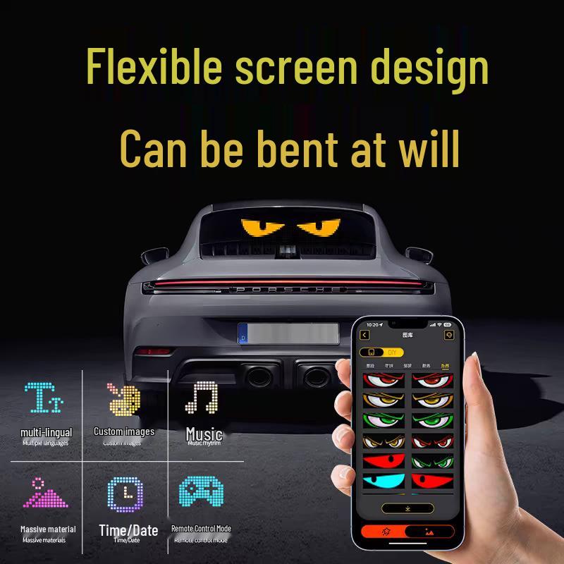 LED Flexible Display: Full-Color Intelligent Sticker for Trucks, Trailers & Heavy Vehicles
