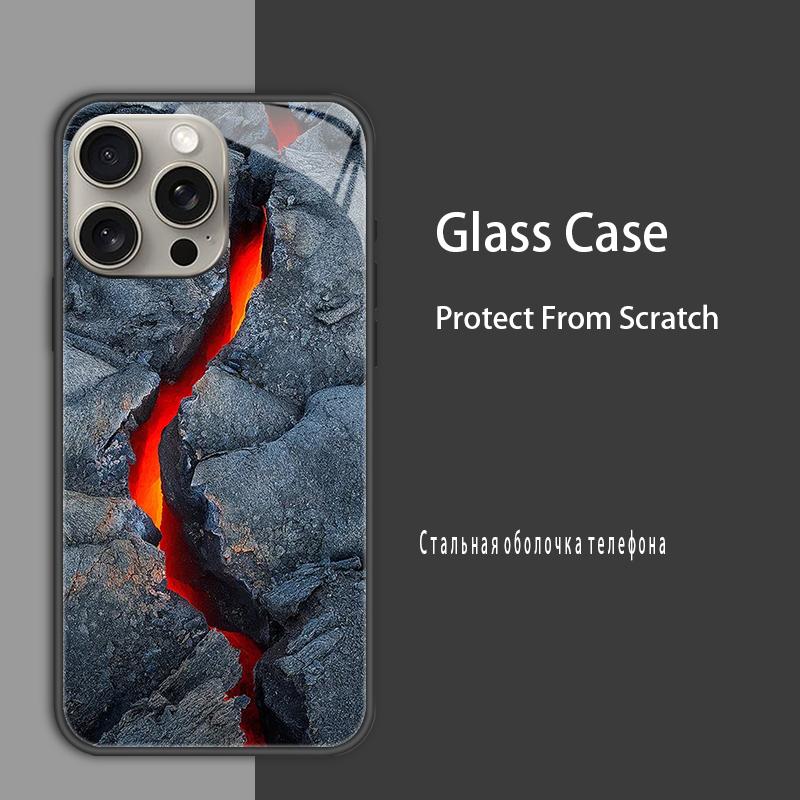 Für iPhone 15 15Pro Max Plus Hülle Abdeckung Hartglas Hülle Hartschale Bumper Für iPhone 14 Pro 14 Plus 14Pro Max Schutzhülle