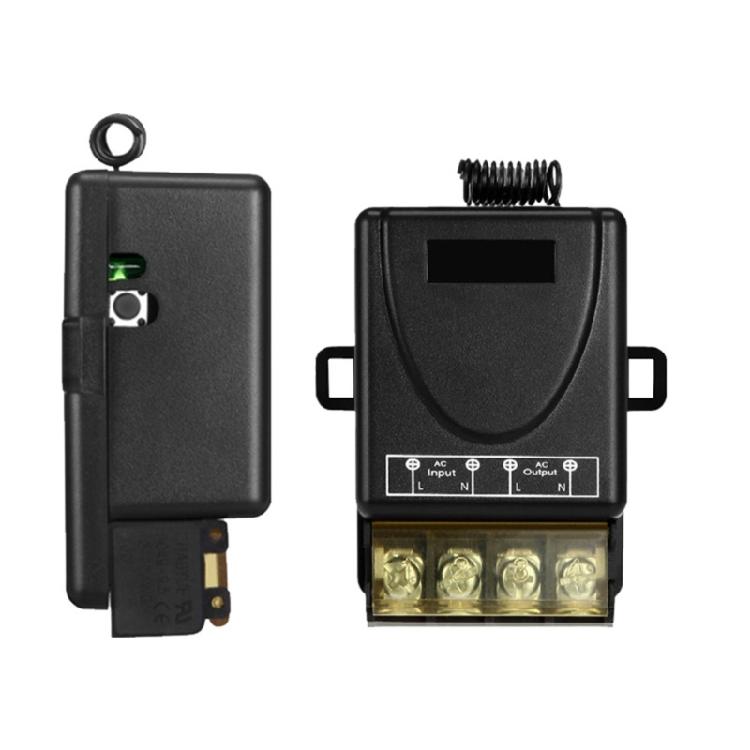 Wireless Light Control Switches Set Receiver with Remote Transmitter for AC220V Water Pumps and Commercial Electronics