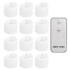 24/48Pcs Remote Flameless Flickering LED Candle Battery Operated Creative Wishing Led Tea Lights Wedding Christmas Table Decor