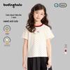 Buding Halu Girls' Polka Dot Bow Short Sleeve T-Shirt
