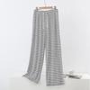 Women's Striped Wide-Leg Pants: Spring/Summer, Lightweight, Loose Fit, Versatile, Plus Size