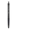 TOME TM701 Carbon Black Click Gel Pen, 0.5mm, Black Ink for Exams