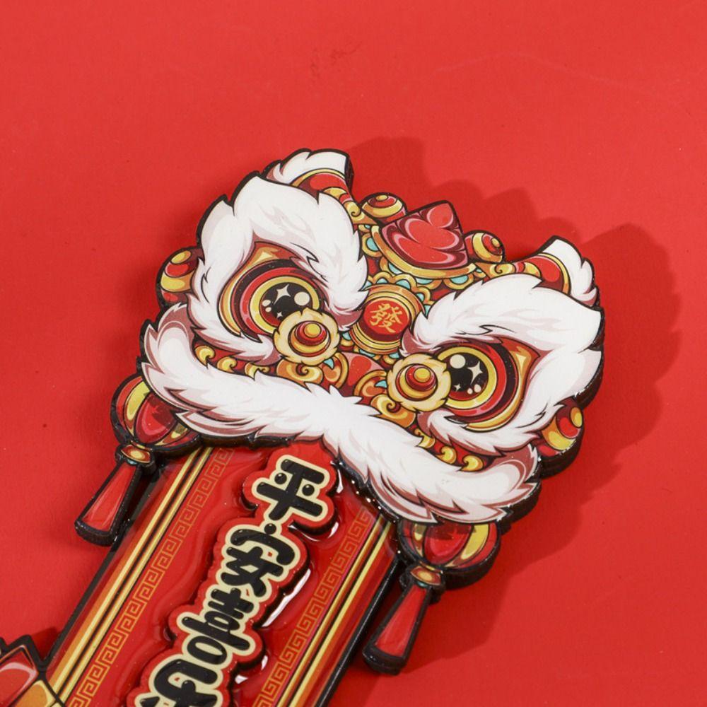 Traditional Wealth God Ornament Woodwork Refrigerator Magnets Refrigerator