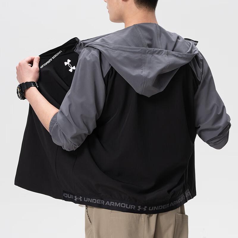 Under Armour Comfortable Breathable Casual Hooded Jacket Men Jackets 6013147-008