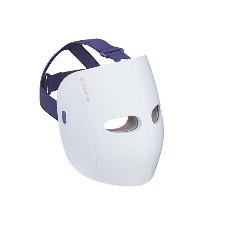 Therabody theraface mask glo LED facial mask 504 LEDs White/Navy Blue