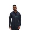 FILA Solid Color Stand Collar Fitness Knitted Jacket Men Jacket Royal-Blue A11M411502F-NV