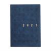 Full English pages, 2025 calendar, A5 thickened leather student time planner, business notepad, 365-day daily planner, memo, notebook