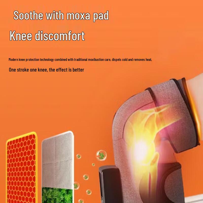 Aux Knee Massager with Vibration and Heat CN Plug (adapter Included)