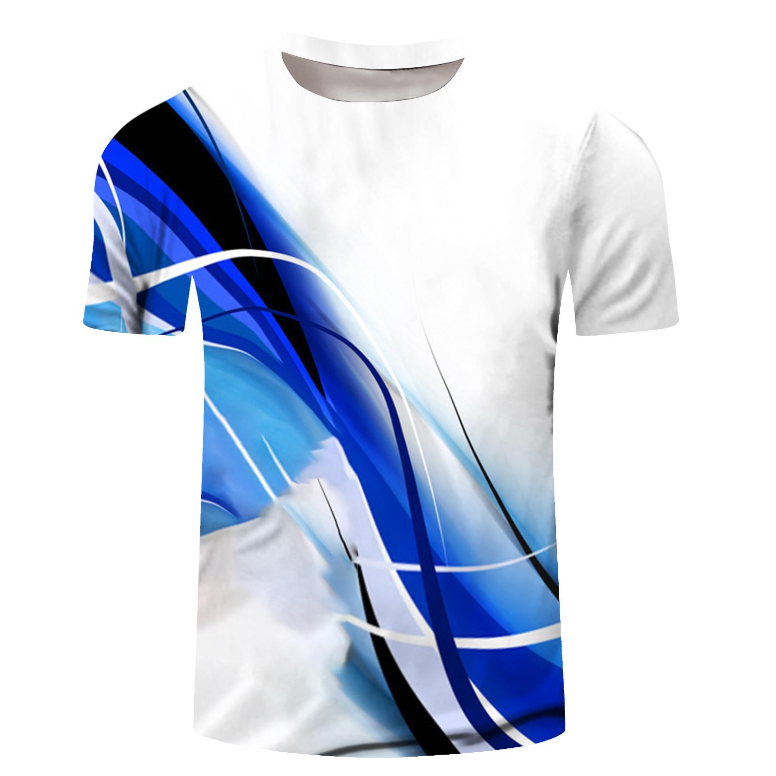 Мужская футболка с коротким рукавом и принтом — фото 5