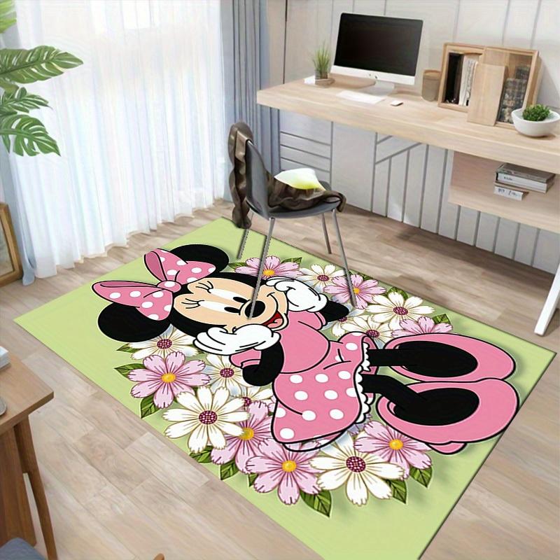 1pc. Cute Minnie Mouse Floral Rug - Home Decor Carpet, Office Mat, Outdoor Rug Giftz041109