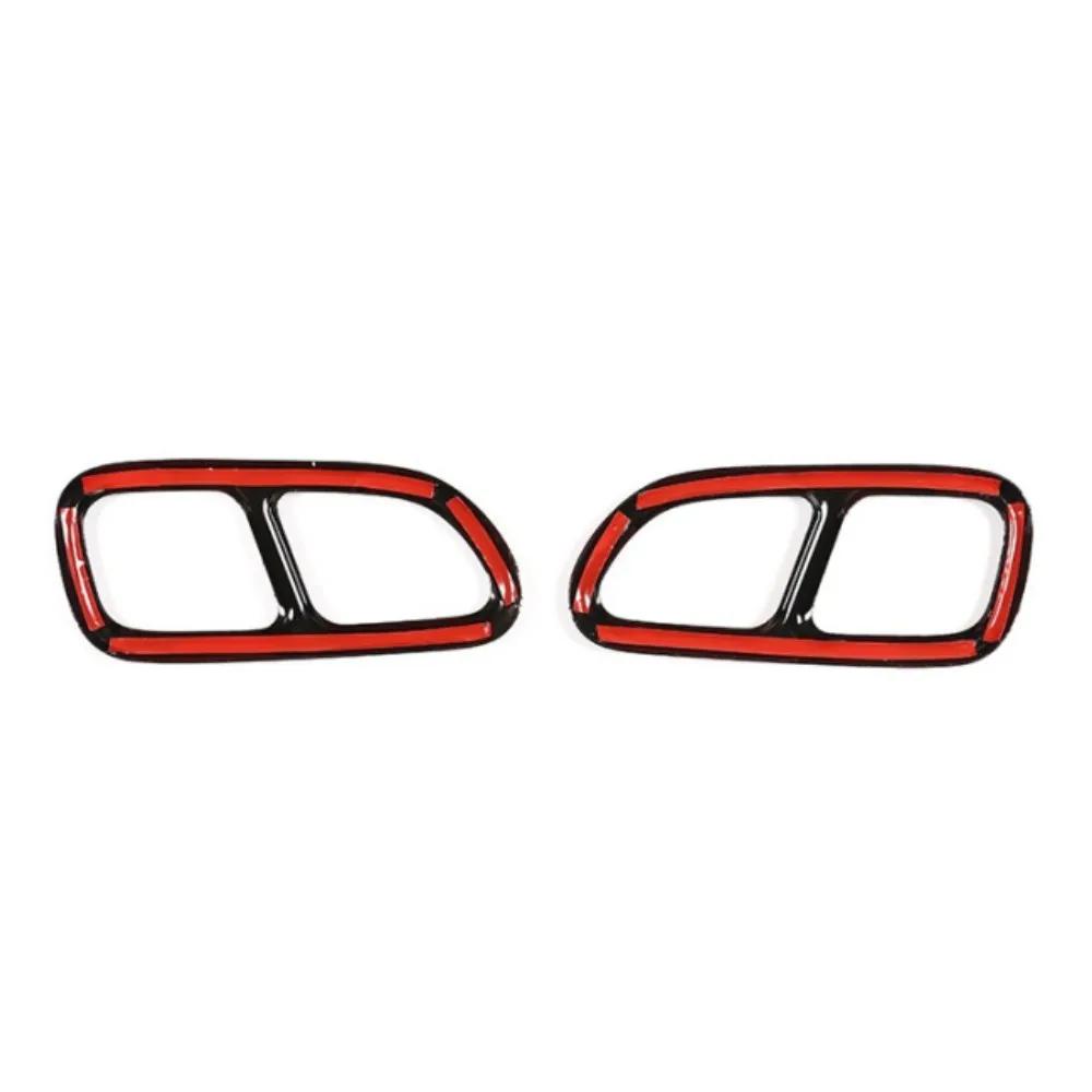 Auto Achteruitlaat Eindpijp Cover Trim Demper Past Op Mercedes Benz CLA 2013-2016 /SLK R172 CLS C218 SL R230 retrofit