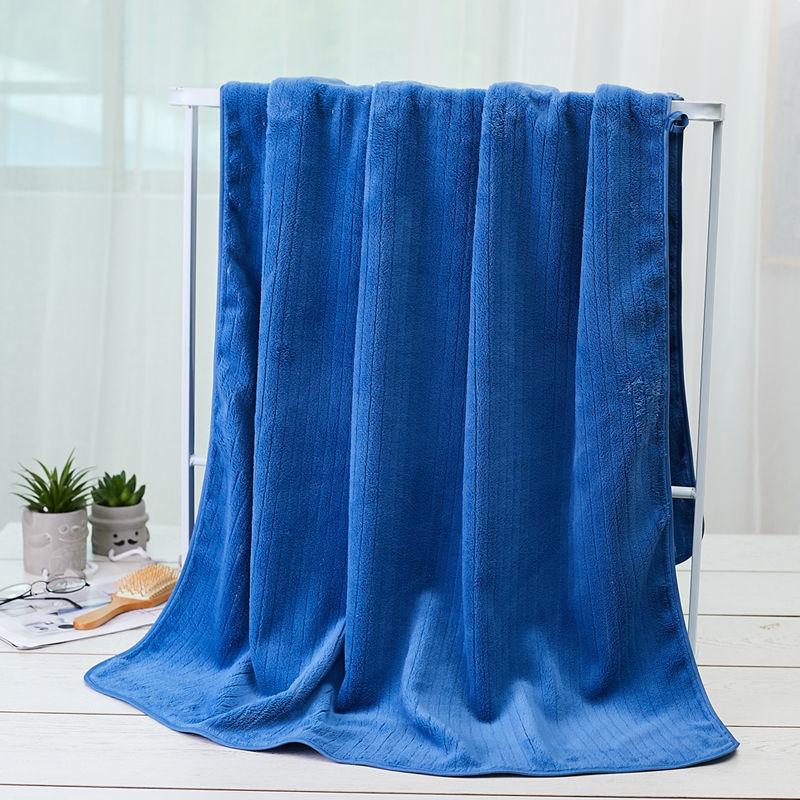 Extra Large Bath Towel, Thickened Cloud-feel Cotton Coral Fleece, Absorbent, Lint-free, Soft Bath Wrap