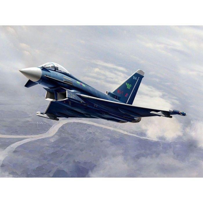 Maquette eurofighter typhoon - revell - échelle 1:144 - 63 pièces - plastique - à partir de 10 ans