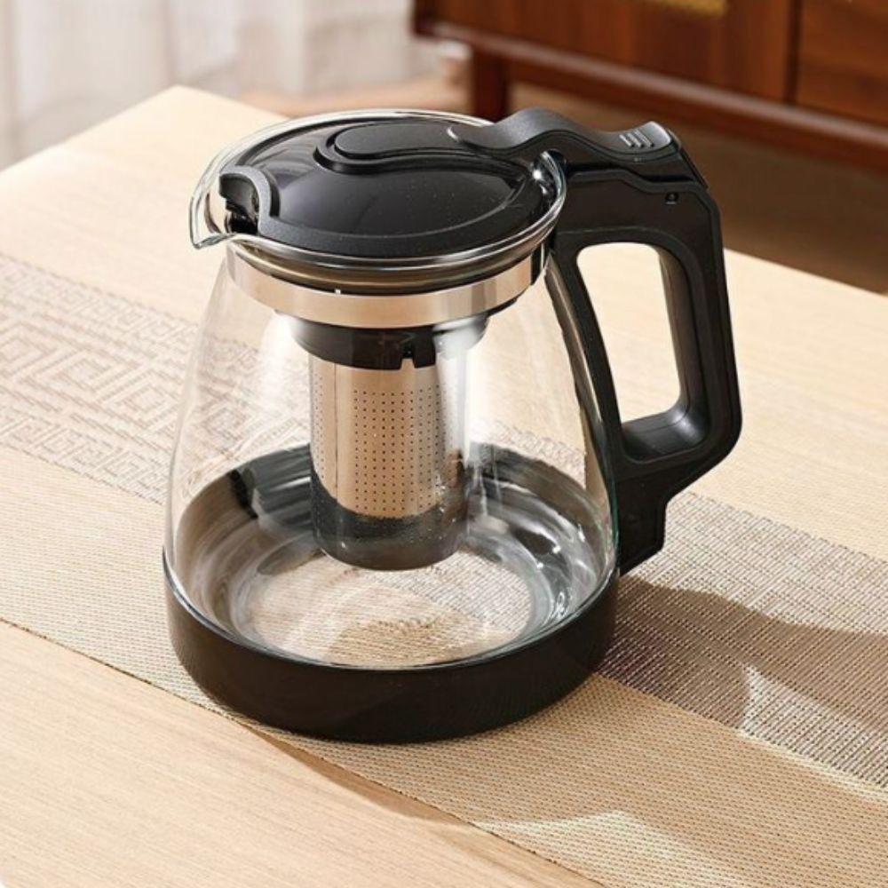1000/2000 ML Strainer Tea Kettle Heat Resistant Kung Fu Teaware Glass Teapot  Tea Table