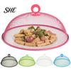 Dessert Food Cover Round Metal Cover, Fine Mesh Protector, Heavy Duty Cake Barbecue Dome with Handle, Dustproof Net Tent for Outdoor BBQ Picnic Fruit