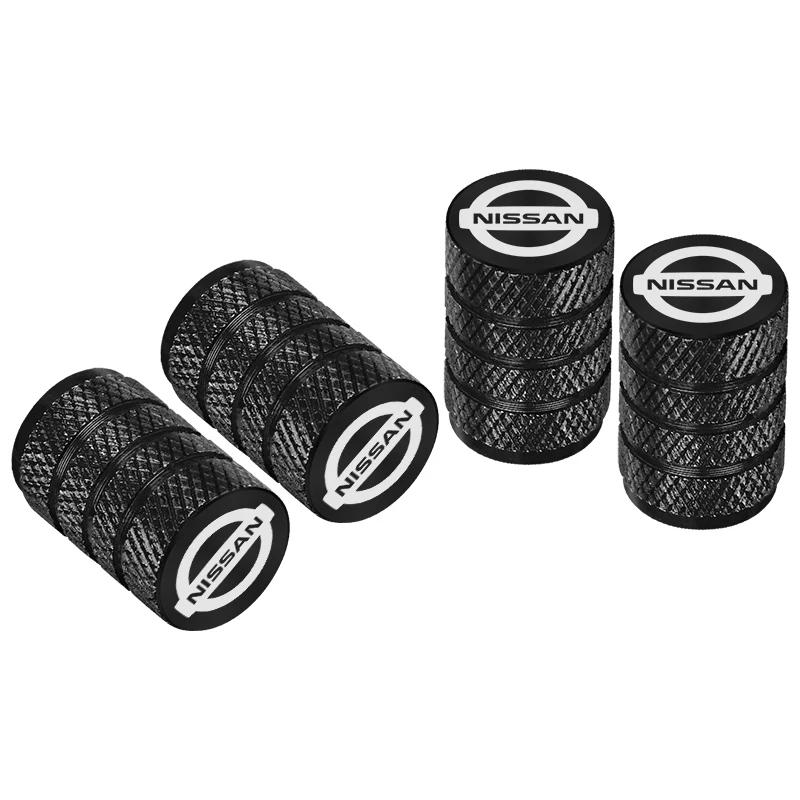 For Nissan MBQ1Car Wheel Tire Valve Caps Tyre Stem Covers Airdust Waterproof Accessories for Nissan X-trail Qashqai Note Juke Sentra Patrol