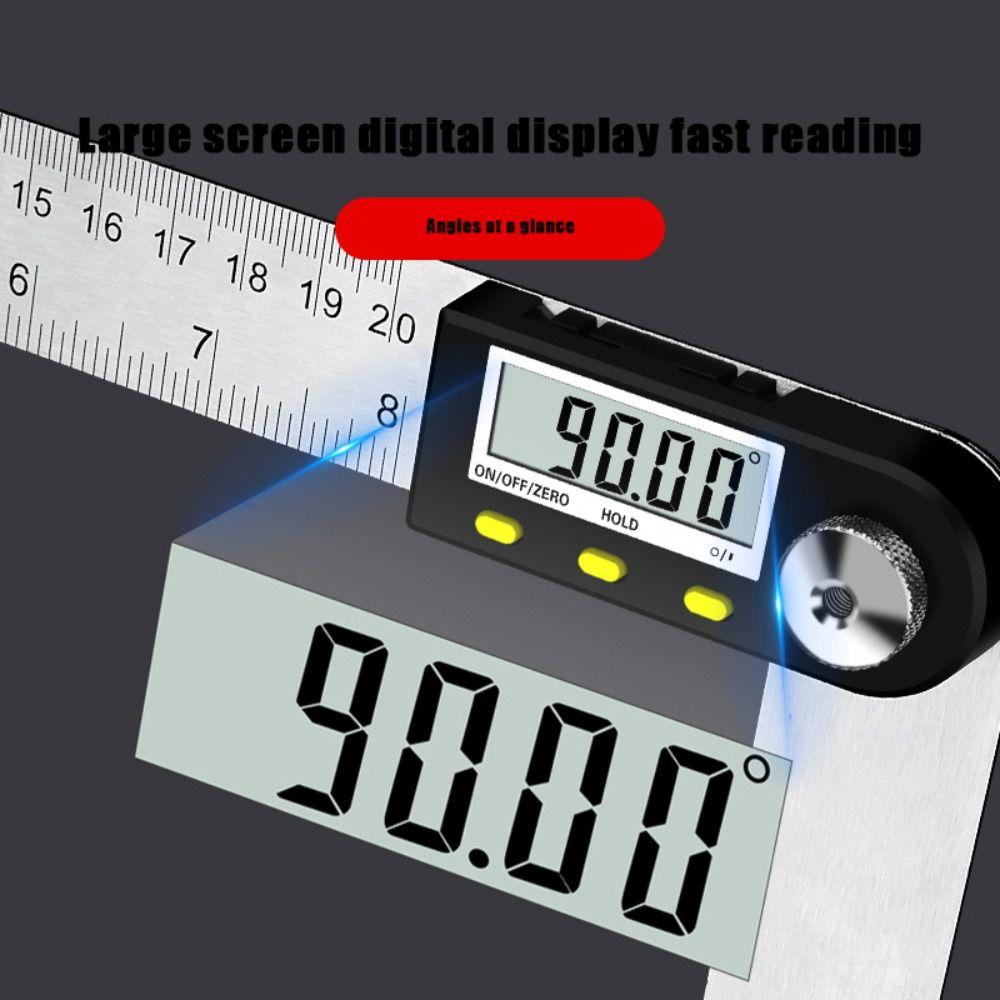 High Precision Digital Angle Ruler Visual Display Angle Detector Measuring Tool  Woodworking