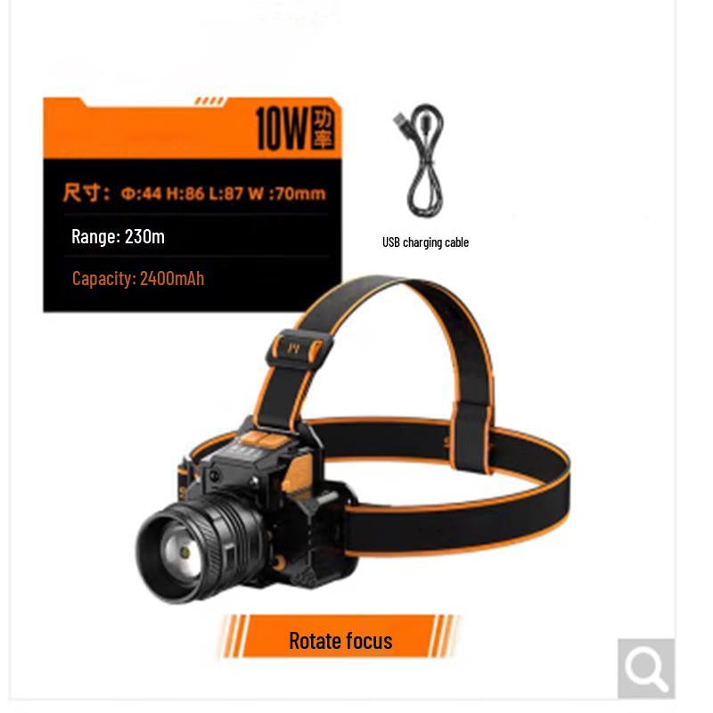 

Wuyan 10W Zoom Rechargeable Headlamp