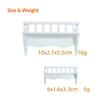1/5Pcs Micro Model Miniature Building Model Accessories 1: 12 Dollhouse Simulation Wall Mounted Storage Rack Scene Decoration