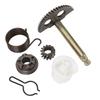 6PCS Kick Start Shaft Gear Assembly Set Metal Alloy Professional Safe Stable Performance for PW50 All Models