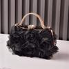 Pink Tote Bag Flower Shoulder High-end Spring Bag 2026 Luxury Designer Diamond Handbags for Woman Elegant Evening Wedding Clutch