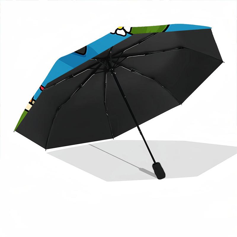 1pc Whale Paradise Automatic Open/Close Umbrella Compact Folding Umbrella, All-Season Portable Umbrella for Women/Men F1124131