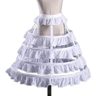 Wedding Dresses for Woman Petticoat Long Crinoline for Photography Dress Pettill with Hoops Pleated Skirt Cosplay Tool