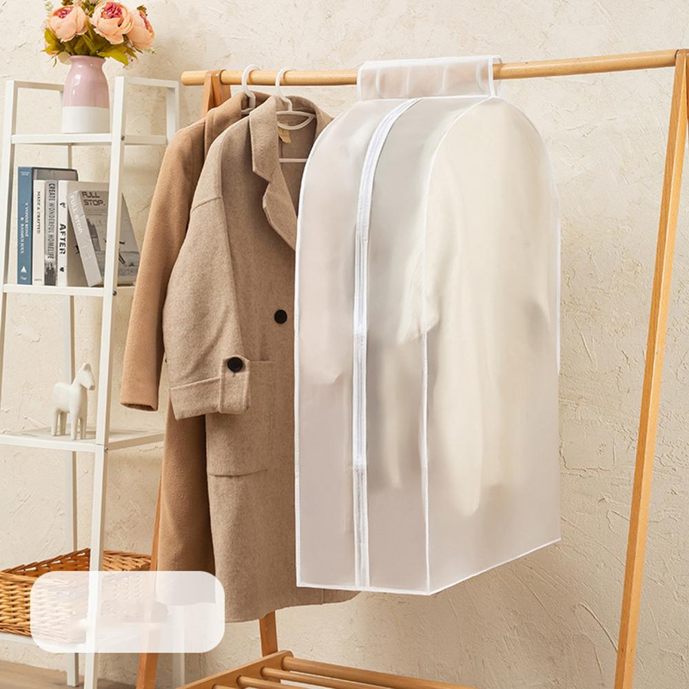 

1 шт. вертикальный чехол для одежды от пыли, прозрачный моющийся подвесной мешок, бытовая вешалка для толстого пальто, пылевой мешок для костюма