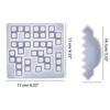 Resin Molds Mini Cube Silicone Square Epoxy Crystal DIY Stackable Puzzle Interlocking Blocks Casting Jewelry Kit for Kid