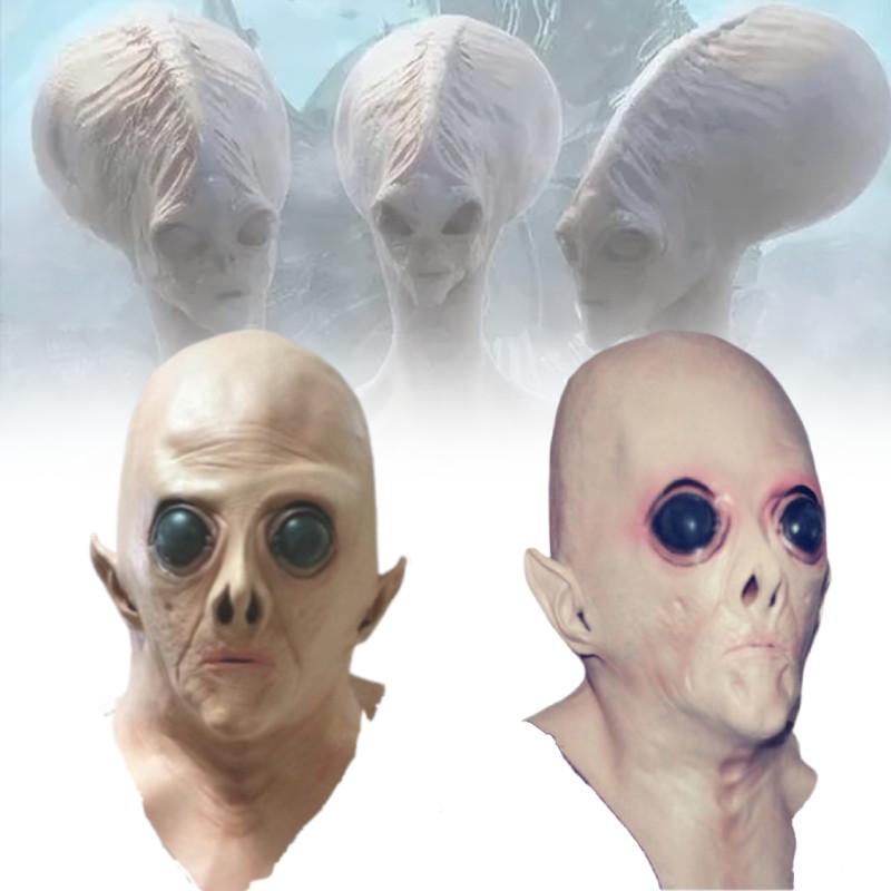 Buitenaards Hoofdmasker Voor Halloween Sci-fi Film Themafeest Met Uniek Handgemaakt Ontwerp