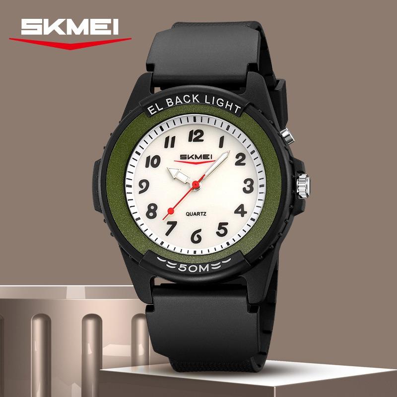 Watch youth trend simple and colorful watch men's and women's fashion fresh luminous waterproof student watch
