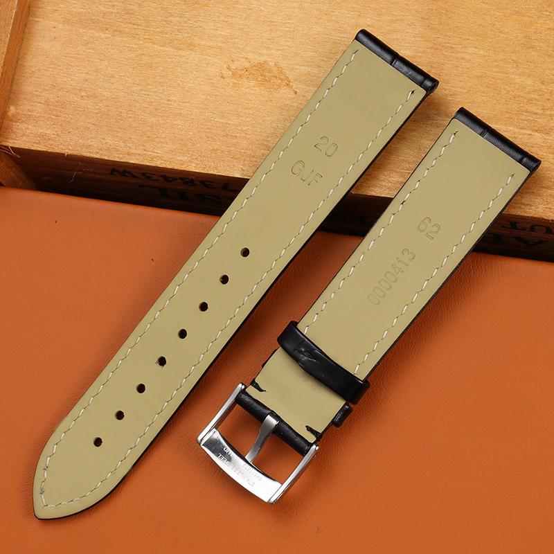 Классический кожаный ремешок для мужских часов Omega SEAMASTER DE VILLE 424 — фото 5