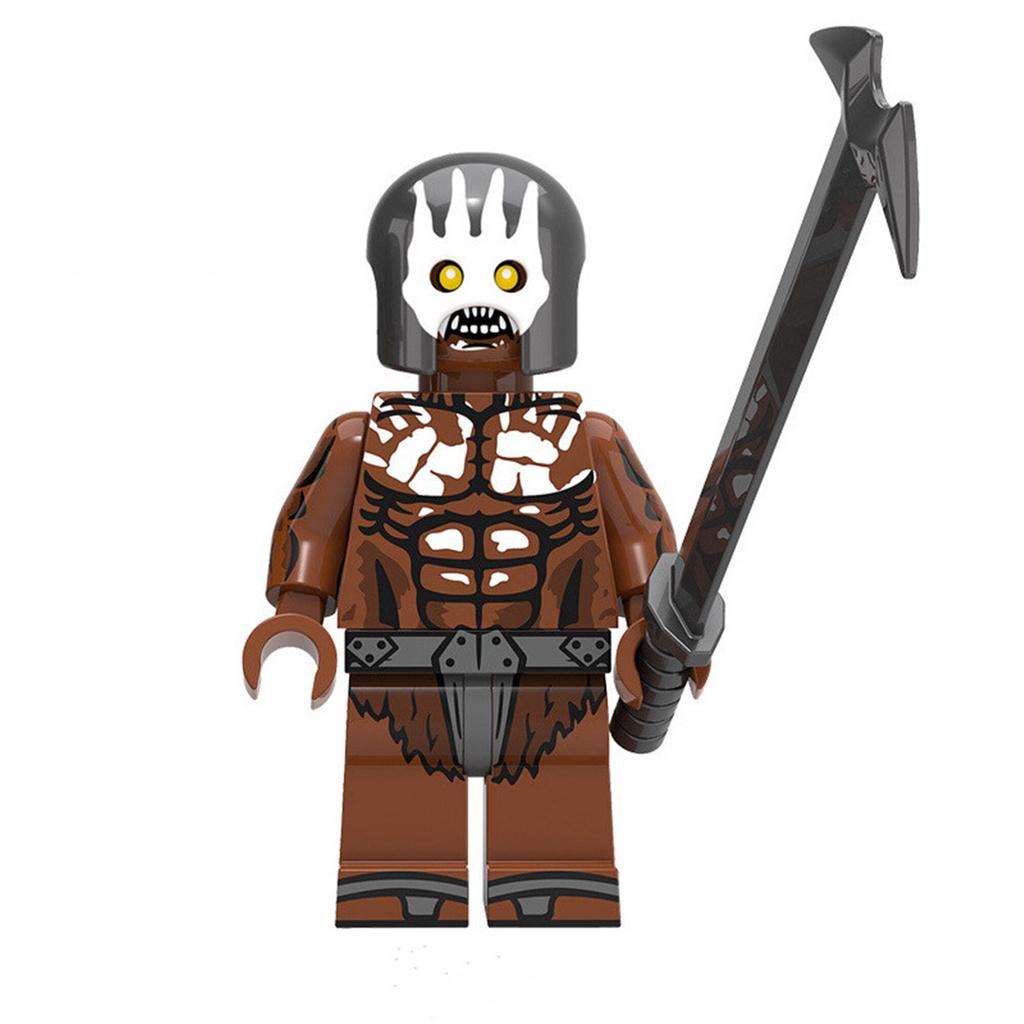 Kt1033 Magic Lord Mini Figure Series Powerful Orc Xp254-261 Children's Educational Building Toy