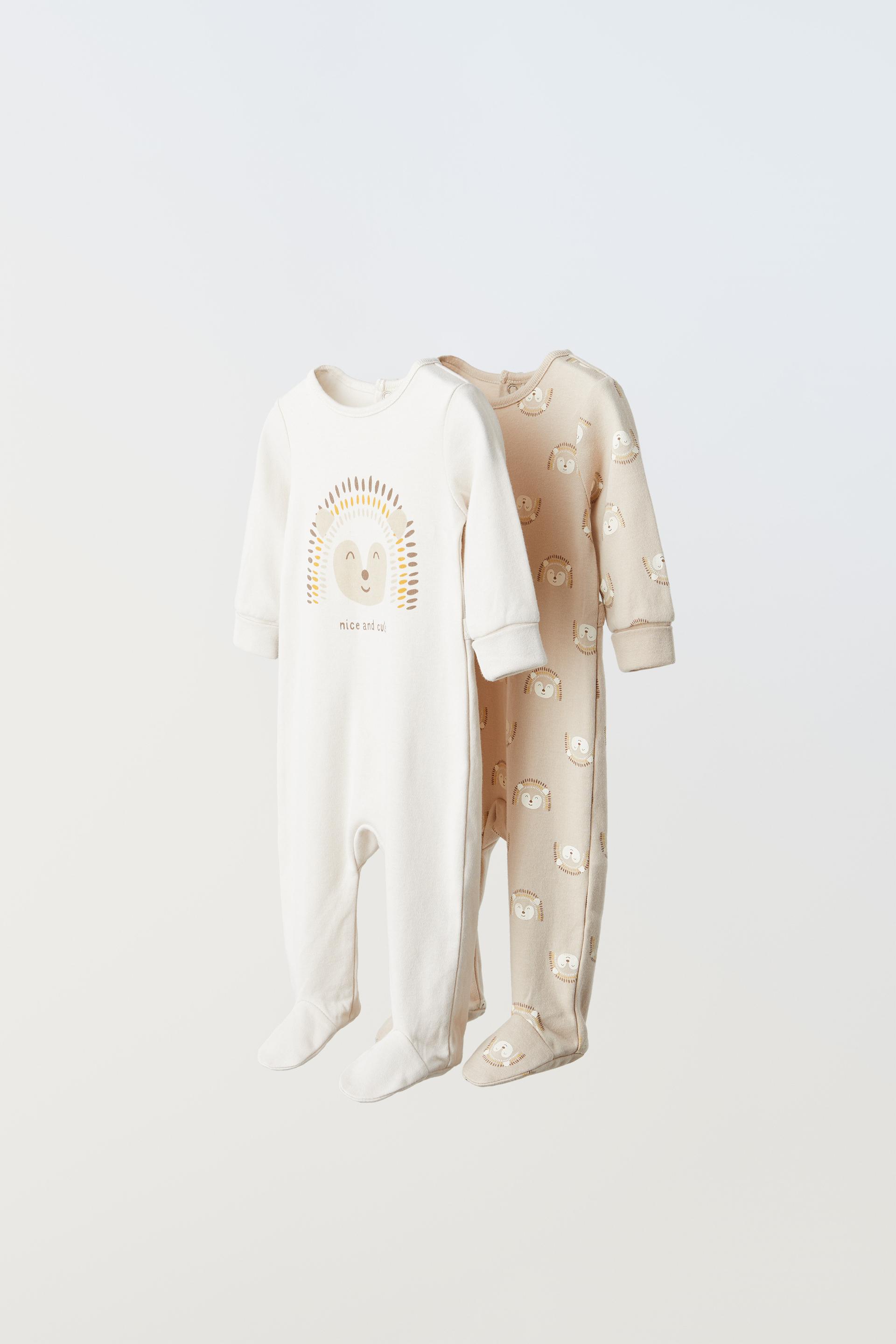 

2-PACK OF SLEEPSUITS WITH SNAP BUTTONS