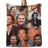 Couverture Plaid Collage Photo Matthew McConaughey Couverture Plaid Douce Toutes Saisons pour Canapé