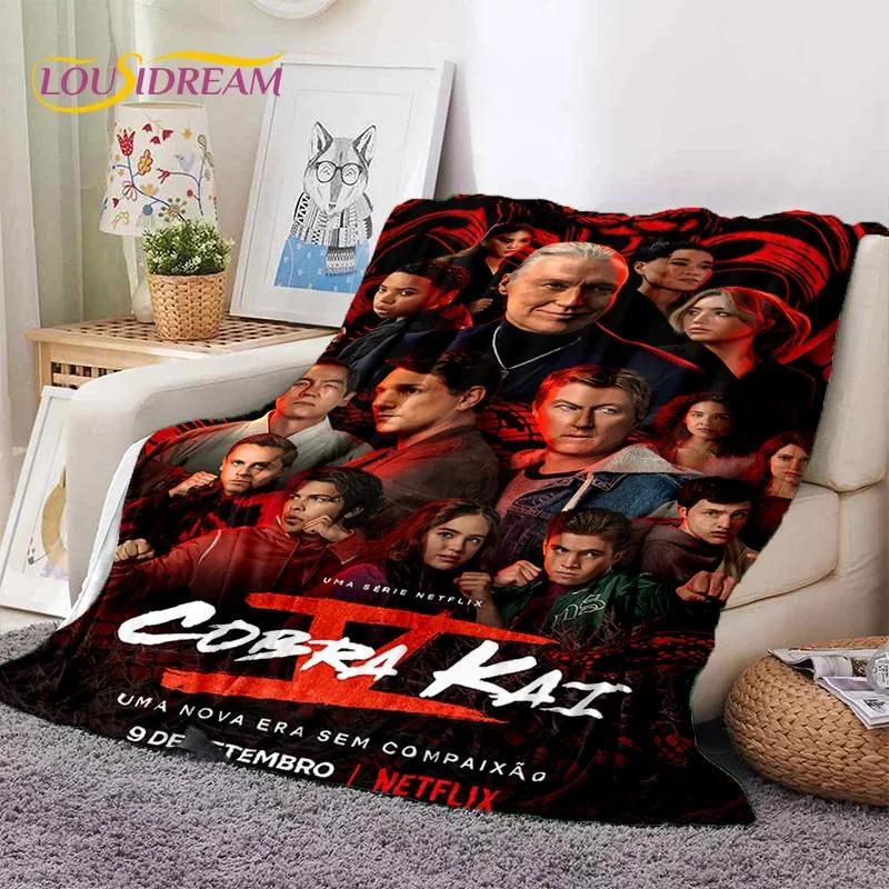 3D Cobra Kai Classics TV Amanda Karate Soft Flannel Blanket for Beds Bedroom Sofa Picnic,Throw Blanket for Cover Outdoor Leisure