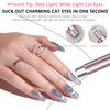 Unha Olho de Gato Bola Magnética Com Conjunto de Ferramentas Bastão Magnético para Unhas Caneta Magnética Forte de Cabeça Dupla Gel Olho de Gato 3D Materiais para Unhas