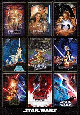 Tenyo im Puzzle Star Wars Filmposter Sammlung Star Wars Enthält und Servicekarte (Tenyo) [Hergestellt in Japan] 1000 Stück (51x73,5 cm) W-1000-673,