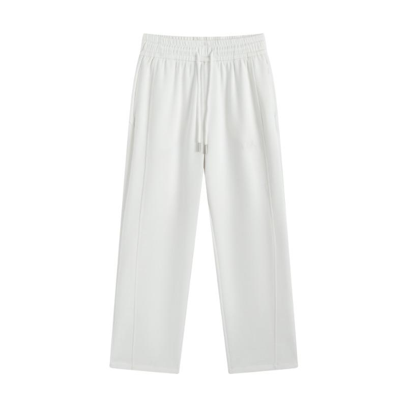 New Autumn Air Layer All-inclusive Edge Pants for Women's High Waist Drop Feeling Sports and Leisure Straight Wide-leg Pants for Women