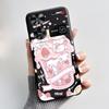 Case For ZTE Nubia Z60 Z70 Z70S Z50 Ultra Cute Love Heart Rabbit Matte Black Soft Silicone Cover For Nubia Z60Ultra Fundas Shell